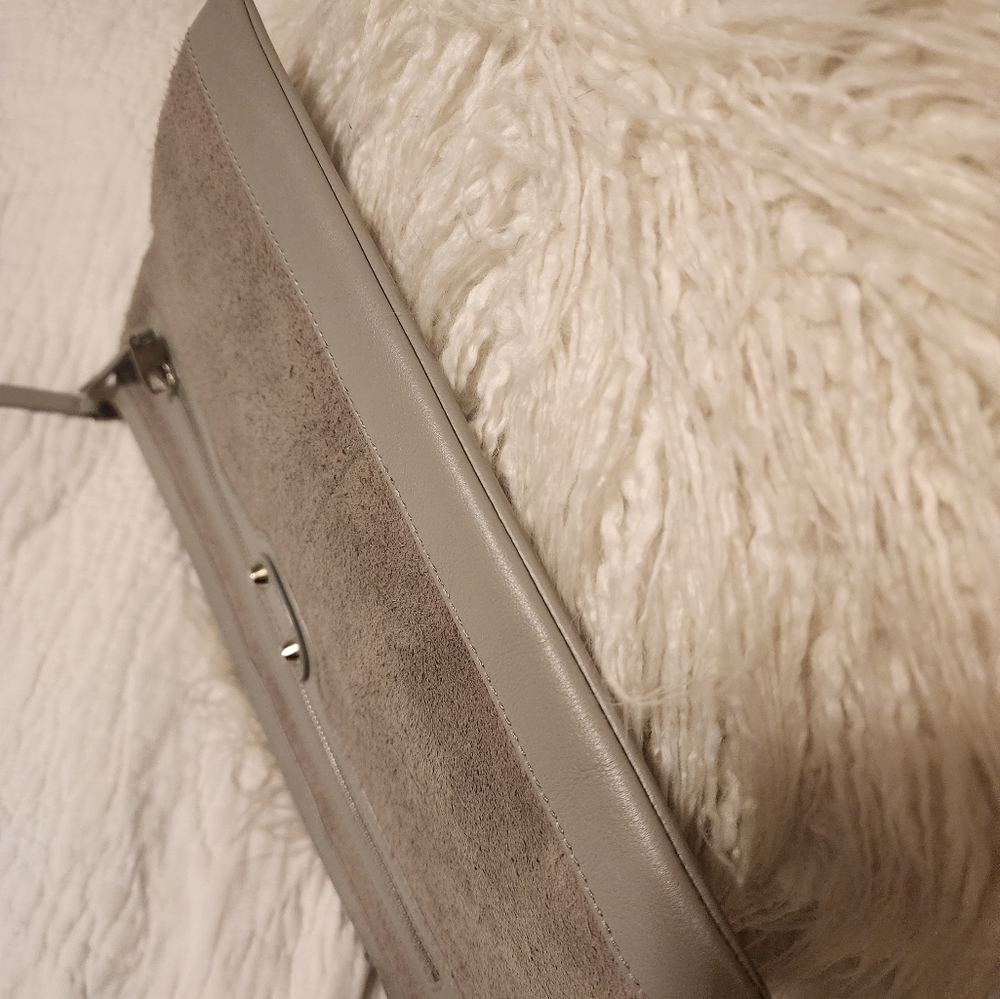 Balenciaga Suede Leather Clutch Limited Edition Grey - Picture 8 of 11